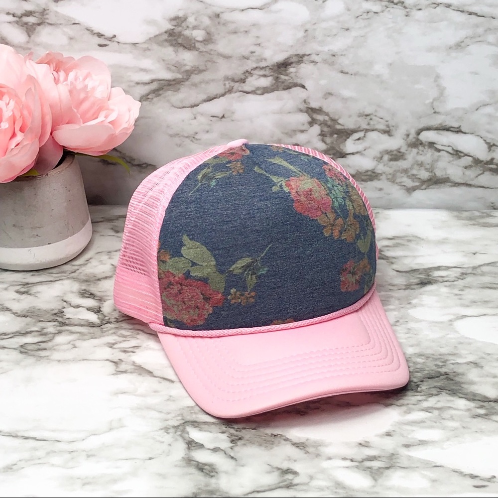 Ariebdesigns vintage blue floral hat